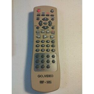 GO VIDEO DVD/VHS Combo OEM Remote Control Original OEM - Used, Tested, WORKS!